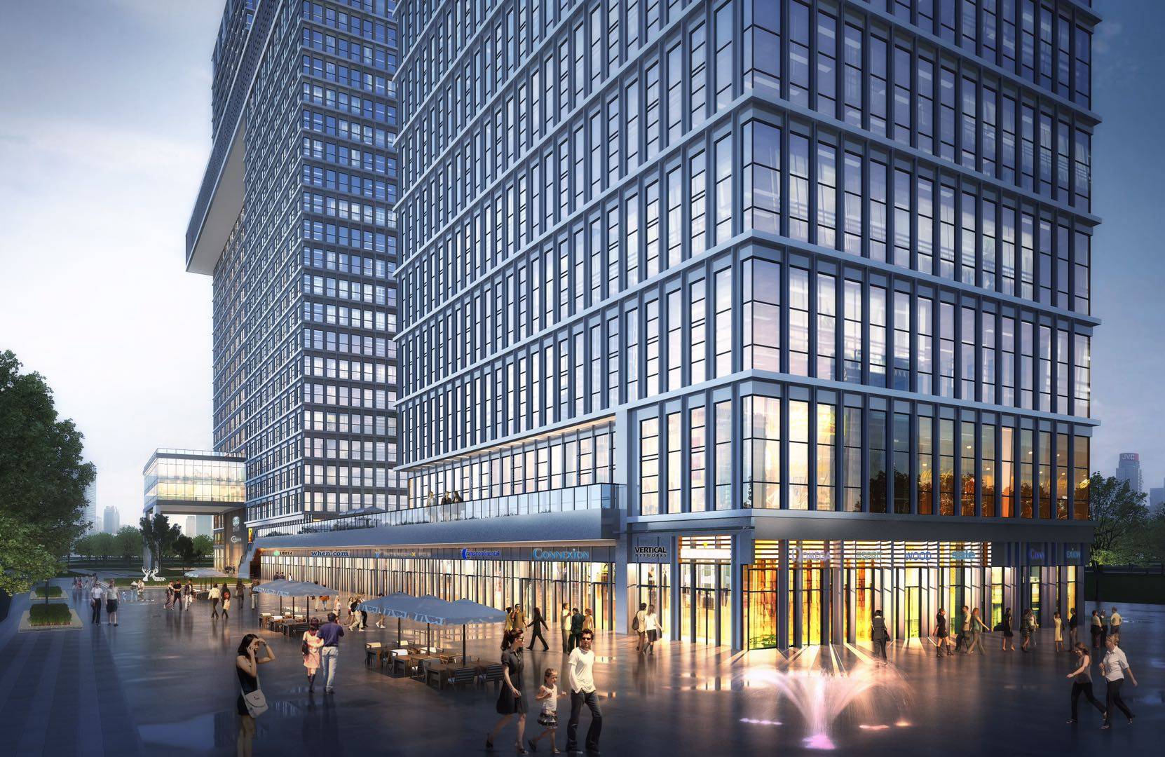 五证齐全-大型企业办公-轨交房-效果图新葡京中国五矿金融贸易中心【写字楼】-(图5)